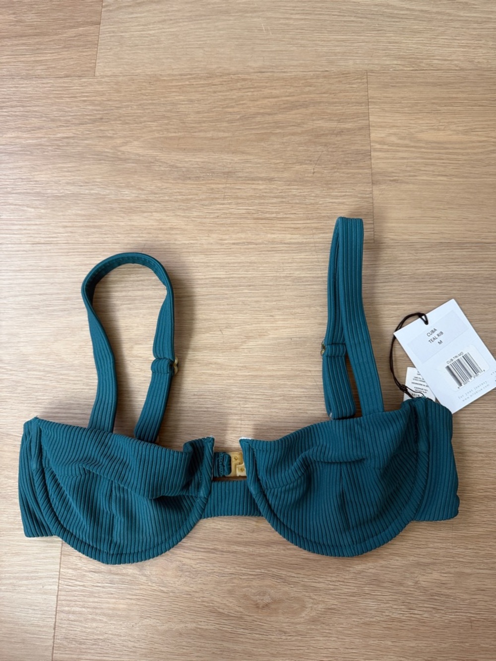 Alia Blue Underwire Swim Top